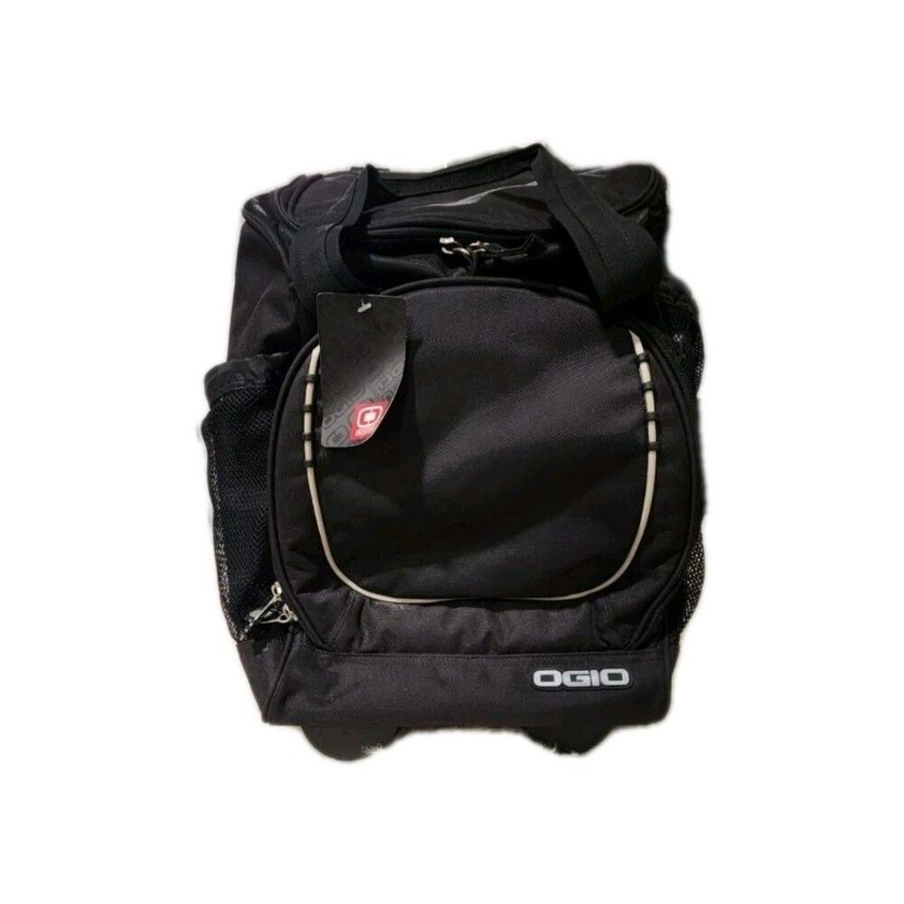 OGIO Rolling Duffel Bag Black Wheeled Travel Gear Bag Carry On NWT